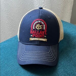 Navy and Cream Cap